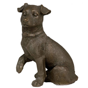 Animal Bronze Sculpture Dog Carving Decor Brass Statue Tpy-654